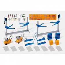 PREISER 17186 - Kit di montaggio attrezzatura per autofficina, scala H0 1.87