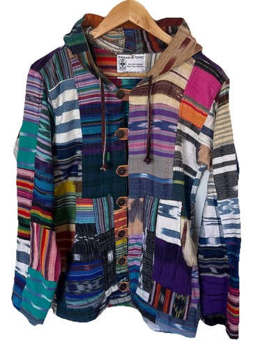 Giacca patchwork freak chic - giacca,
