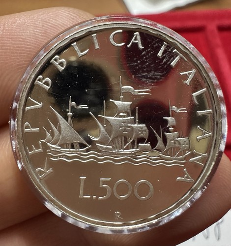 500 lire 1988 rara caravelle - lire,
