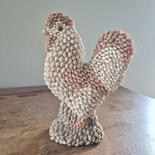 Conchiglia Folkart Gallo