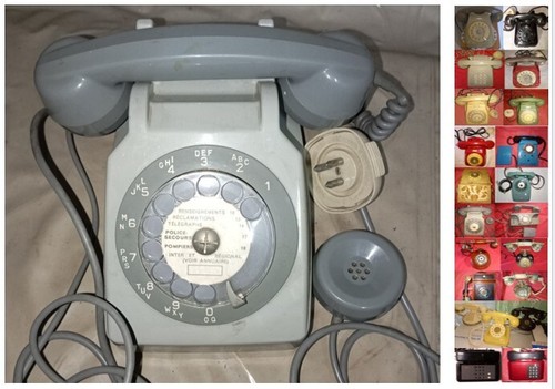 Telefono fisso disco - telefono,