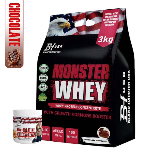 Monster whey protein 3kg - monster,