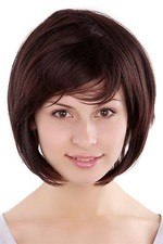 Parrucca donna mogano - parrucca,