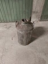 Bidone Fusto Latte Olio Vintage Epoca 50 Kg Arredo Design 