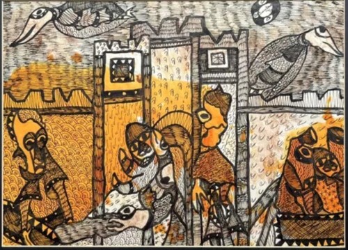 Sunny black african - black, artist