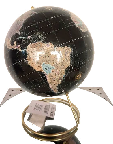 Mappamondo dal design nero con - dal,