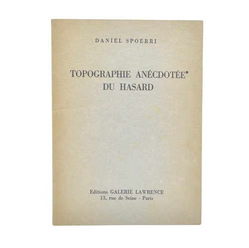 Daniel spoerri topographie - daniel, spoerri,