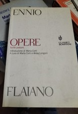 Ennio Flaiano OPERE Scritti postumi  CLASISICI BOMPIANI Maria Corti