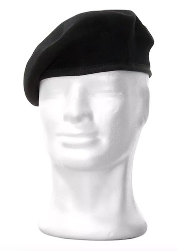 Basco militare nero - basco,