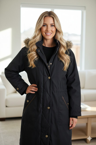 Woolrich long parka coat - woolrich,