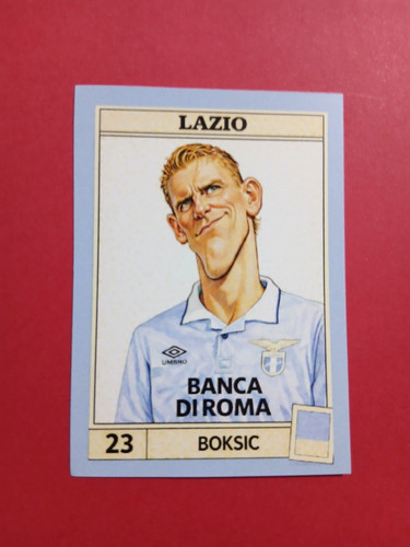 Figurina caricatura calciatori - figurina,