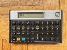 Calcolatrice scientifica programmabile Hewlett Packard HP 15C vintage - testata