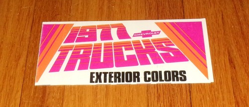 Blazer pickup brochure vendita