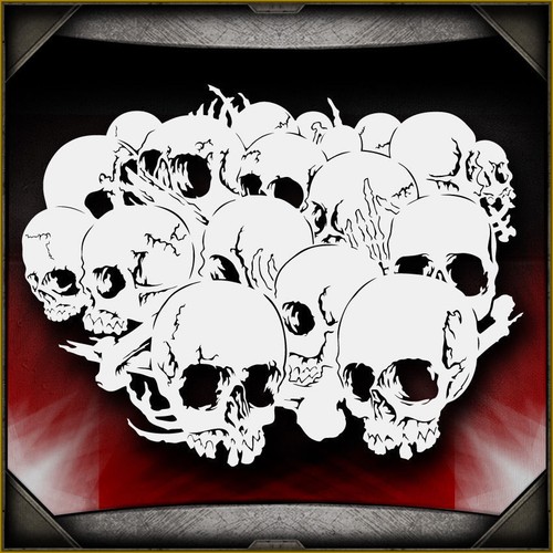 Skull background modello - skull,