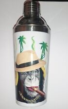 Shaker Brandani Tropical 0.7 Litro Inox Per Preparare Cocktail Bibite Scimmia 