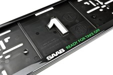 1 x SAAB Portatarga posteriore