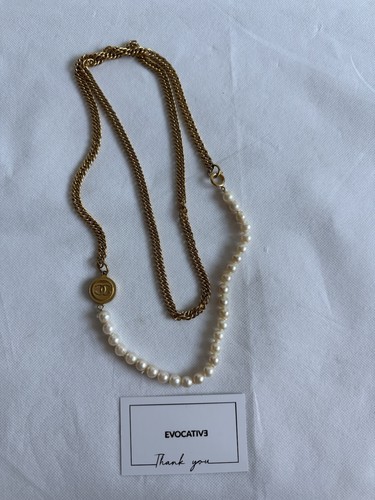 Collana chanel perle doppia - chanel,