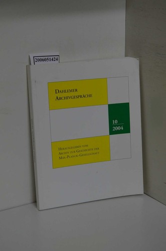 Dahlemer archivgesprache band - dahlemer,
