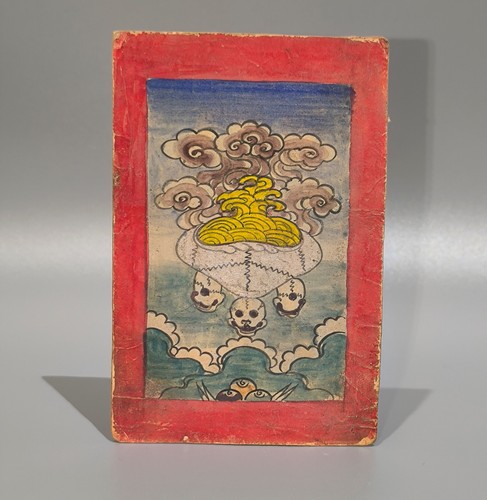 Teschio carta buddista - teschio,