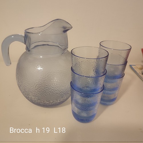 Brocca per acqua bicchieri - brocca,