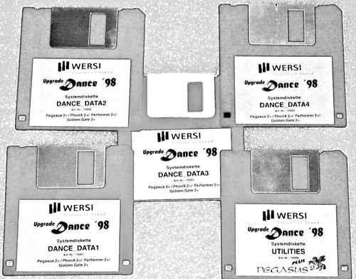Wersi disk dance dischetti - disk,