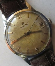 Zenith mens wristwatch steel