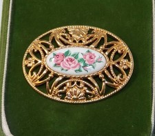 Vintage Cammeo Stile Fiore