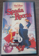 VHS Disney Vintage La Spada nella roccia (1986)  I Classici Disney Videocassetta