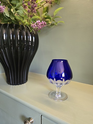 Cobalt cut clear crystal - to,