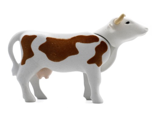 Playmobil figura mucca dipinta - mucca,