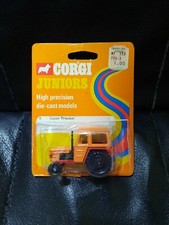 Corgi Juniors 4 Zetor Tractor Orange Red New Vintage