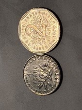 lotto monete 1 franco 1964 e 2