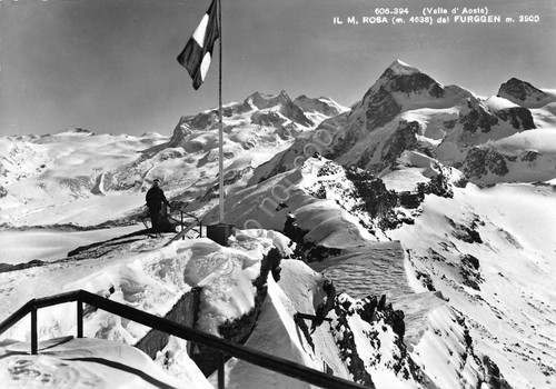 Cartolina valle aosta - aosta, monte