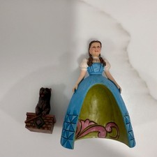Jim Shore Dorothy & Toto statuine nidificazione mago di Oz arte popolare da collezione