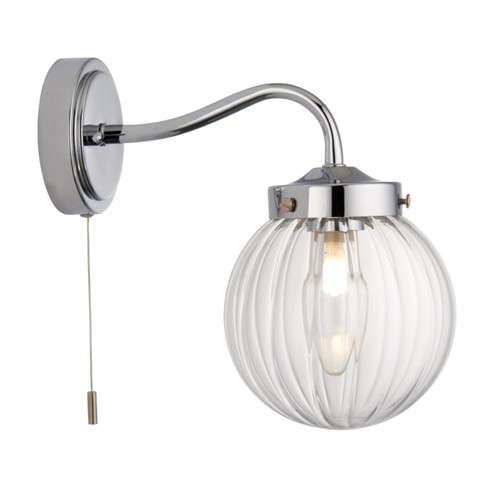 Bathroom wall light with - light, pull