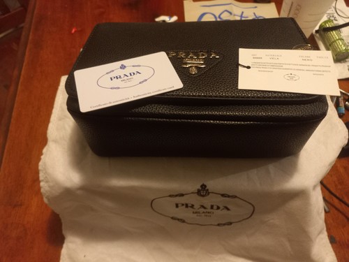 Borsa prada pelle nera - prada,