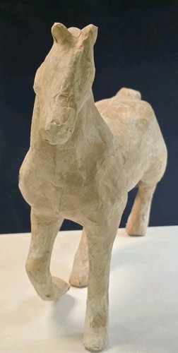 Scultura cavallo cartapesta - scultura, in