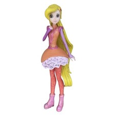 WINX CLUB ROXY Figura Bambola Capelli Biondi Vestito Rosa 5” Senza Ali