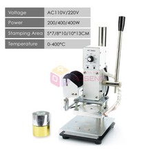 Stampatrice Hot Foil Pelle PVC