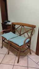 Divanetto 2 posti in legno