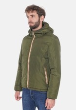 Giubbotto Uomo Invernale Double Face Giubbino Impermeabile Imbottito Cappuccio