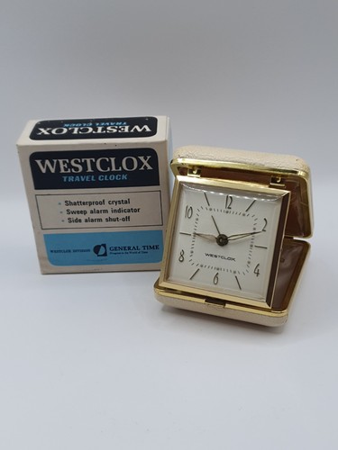 Westclox vintage travel alarm - westclox,