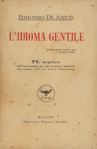 Libro idioma gentile edmondo - l,