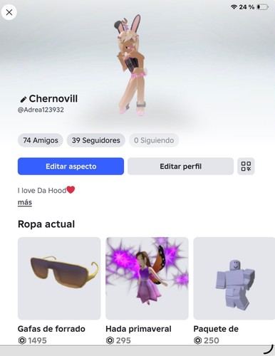 Cuenta roblox - de,
