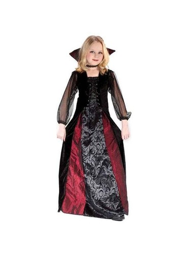 Childs gothic vampira costume - gothic,