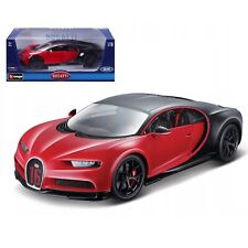 BUGATTI CHIRON SPORT Scala 1:18 Modellino Auto Metallo Bburago Collezione
