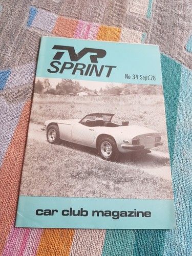Tvr sprint magazine no34 - tvr,