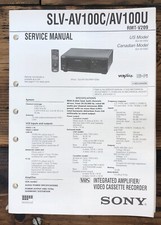 Sony slv av100c av100u - sony, slv-av100c