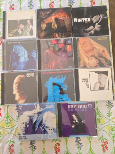11x johnny winter lot - winter, cd