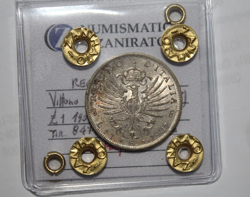 Lira 1907 aquila - lira, "aquila